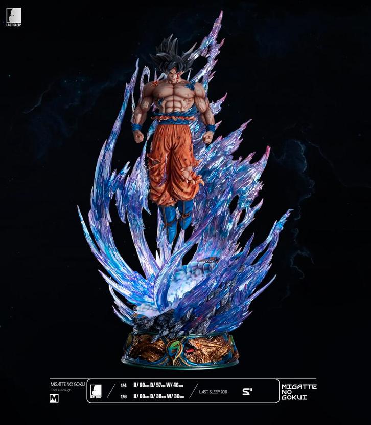 Last Sleep Goku 1:4 Ultra Instinct Dbz resin Dragon ball Z, Verzamelen, Beelden en Beeldjes, Zo goed als nieuw, Fantasy, Ophalen