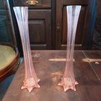 Koppel vazen in glas, Antiek en Kunst, Ophalen