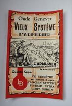 2 Anciennes étiquettes à genièvre., Collections, Marques & Objets publicitaires, Comme neuf, Autres types, Enlèvement ou Envoi