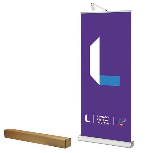 2x Executive Roll-Up banners Zilver, Zakelijke goederen, Kantoor en Winkelinrichting | Kantoormeubilair en Inrichting, Inrichting
