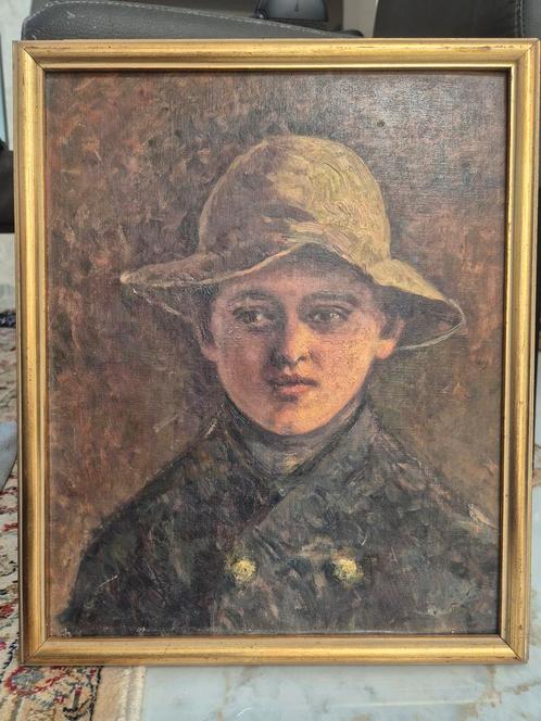 Ongesigneerd schilderij — Fernand Toussaint — Ongesigneerd -, Antiek en Kunst, Kunst | Schilderijen | Klassiek, Ophalen