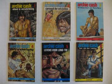 ARCHIE CASH: 1ste druk, complete reeks nr.1 t/m 15 - Dupuis  beschikbaar voor biedingen