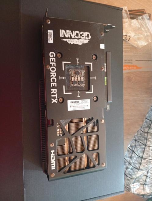 Nvidia RTX 4070 12GB DDR6X Inno3d, Computers en Software, Videokaarten, Zo goed als nieuw, Nvidia, PCI-Express 4.0, Overige soorten