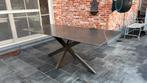 Marmerkeramiek binnen of buitentafel met spider onderstel, Tuin en Terras, Tuintafels, Ophalen, Nieuw, Rechthoekig, Overige materialen