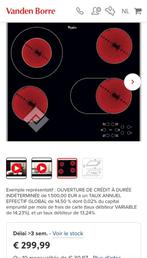 Taque vitrocéramique 60cm Whirlpool EMBALLÉE, Enlèvement, Neuf