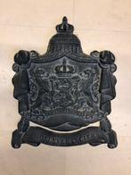 Gietijzeren wandplaat hofleverancier, Ophalen of Verzenden