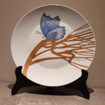 Rosenthal - Assiette décorative en porcelaine décorée d'un p, Enlèvement ou Envoi