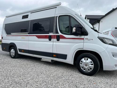 Zeer goed uitgeruste pilootbus van 6m40, twee eenpersoonsbed, Caravans en Kamperen, Mobilhomes, Bedrijf, tot en met 3, Fiat, Diesel