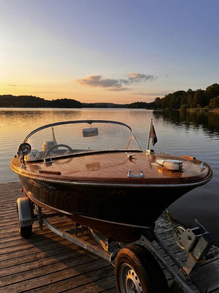 Zeer Exclusieve, Originele Vega Speedboot - Collector's Item, Watersport en Boten, Speedboten, Gebruikt, 3 tot 6 meter, Benzine