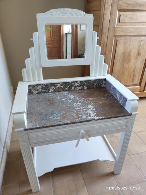 Petit meuble coiffeuse, Huis en Inrichting, Tafels | Kaptafels, Gebruikt, Ophalen