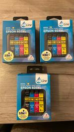 Nouveau. 3x Epson 603XL couleur noire, Informatique & Logiciels, Cartridge, Inkline, Enlèvement ou Envoi, Neuf