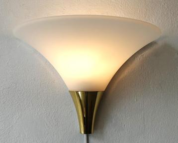 Vintage wandlamp Hollywood Regency 70's Glashütte Limburg beschikbaar voor biedingen