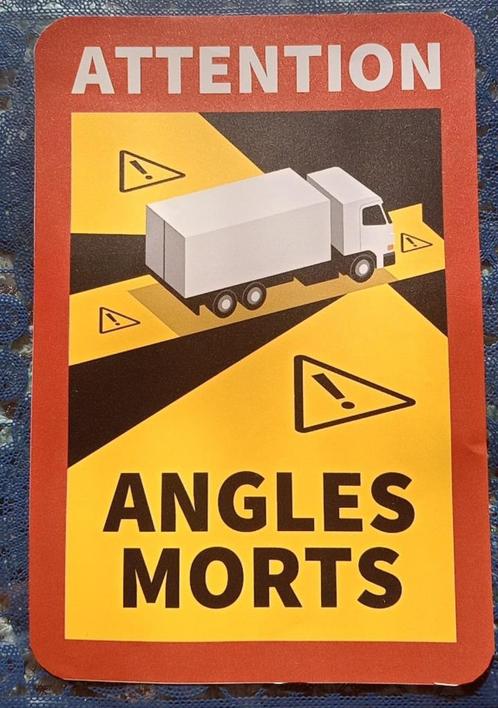 Autocollant "Angles Morts", Autos : Pièces & Accessoires, Pièces camion, Autres marques, Intérieur et Revêtement, Neuf, Enlèvement ou Envoi