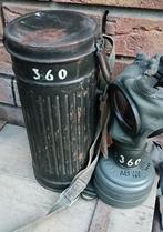 Masque anti gaz Allemand de 1939 ww2, Envoi, Armée de terre, Autres types