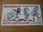 Wandelen Grote Routepaden Antwerpen 20 x 11 cm Grote Sticker, Verzamelen, Stickers, Ophalen of Verzenden, Nieuw, Overige typen