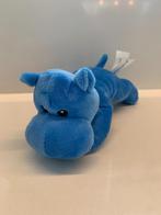 ♫ NIEUW Knuffel baby nijlpaard blauw, Nieuw, Overige typen, Ophalen of Verzenden