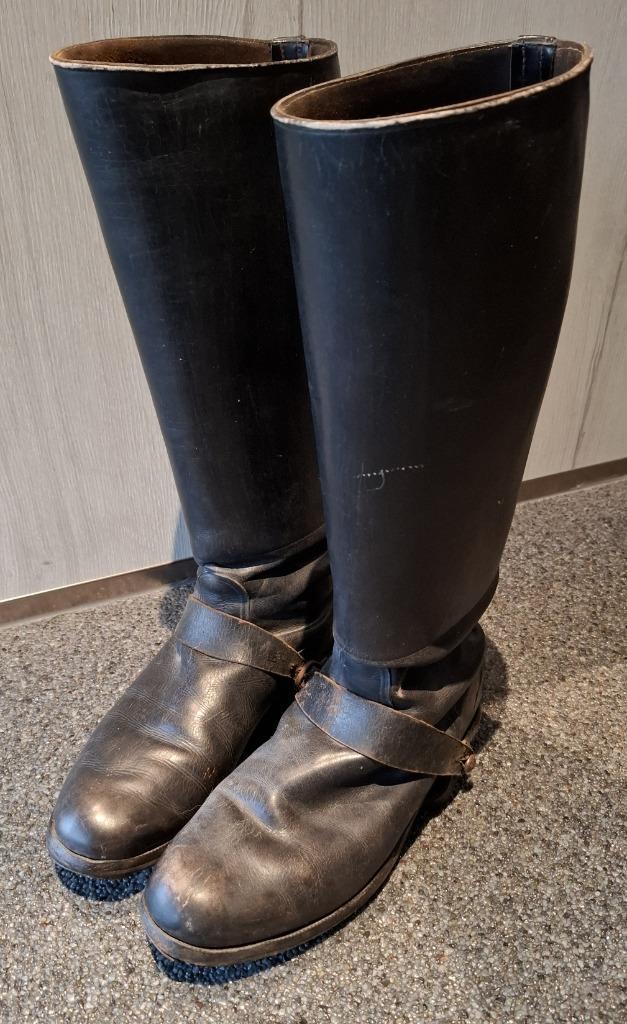 Duitse Kavallerie laarzen met sporen en benageling WOII, Verzamelen, Militaria | Tweede Wereldoorlog, Landmacht, Kleding of Schoenen