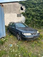 Saab 9-5, Auto's, Automaat, Stof, Blauw, Break