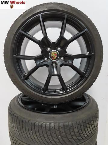 Originele Porsche Taycan 21 inch velgen Spyder winterbanden beschikbaar voor biedingen