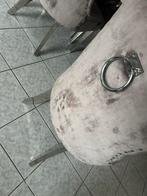 4 chaises de salle à manger, Tissus, Comme neuf, Brun, Enlèvement