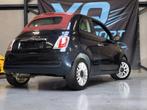 Fiat 500c 1.2 benzine airco, Auto's, Euro 5, Beige, Zwart, Leder