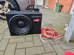 Woofer mer versterker tekoop, Auto diversen, Autospeakers, Gebruikt, Ophalen