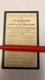 Josephina Fontaine Vanden Borre - Brussel 1855 - Ninove 1902, Enlèvement ou Envoi