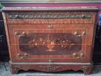 Dit is een antieke Louis XVI-stijl commode met marqueterie e, Antiek en Kunst, Ophalen