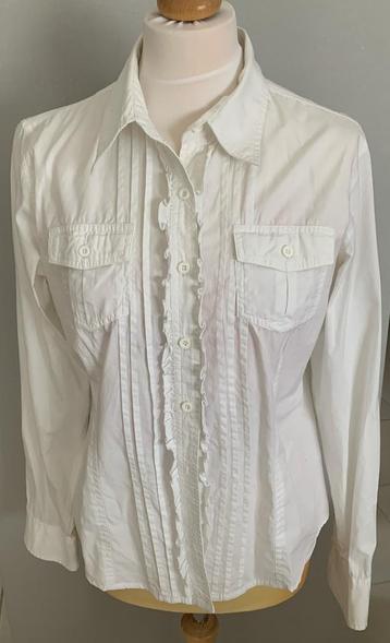 Woman&Soul JBC 44 Mooie verfijnde witte blouse beschikbaar voor biedingen