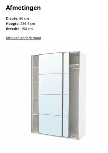 Armoire ikea PAX AULI à portes coulissantes