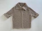 Beige gilet, korte mouw, Justine B., maat M, in perfecte sta, Kleding | Dames, Truien en Vesten, Ophalen of Verzenden, Zo goed als nieuw