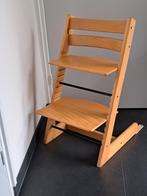 Stokke Tripp Trapp kinderstoel NIEUW MODEL in naturel, Kinderen en Baby's, Kinderstoelen, Ophalen, Gebruikt, Meegroeistoel, Aanschuifbaar