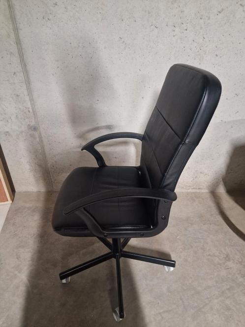 Zwarte bureaustoel, Huis en Inrichting, Bureaustoelen, Bureaustoel, Zwart, Ophalen