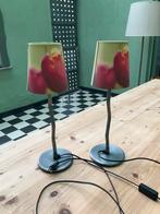 2 kleurrike tafellampen, Huis en Inrichting, Lampen | Tafellampen, Ophalen