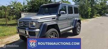 Mercedes G 500 4x4x2 SUV | Route 66 Auctions, Cuir, Argent ou Gris, Achat, Intérieur cuir