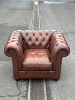 Fauteuil chesterfield, Enlèvement ou Envoi, Comme neuf, Cuir