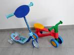 Kleuter loopfietsje en step, Ophalen, Gebruikt