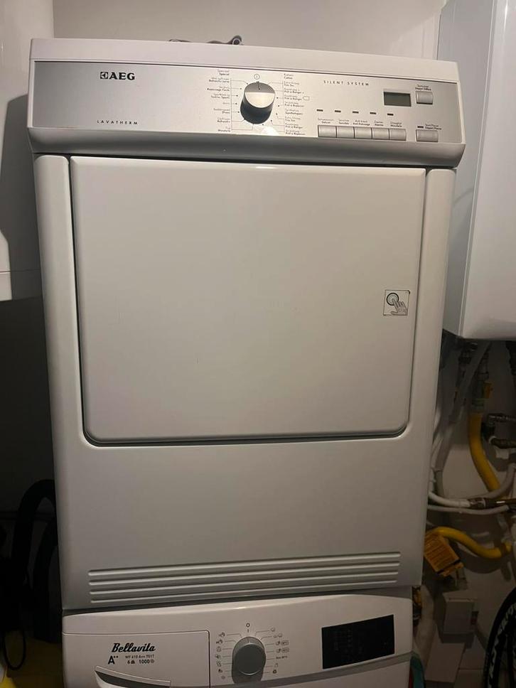 Seche linge AEG 7kg evacuation, Elektronische apparatuur, Droogkasten, Zo goed als nieuw, Luchtafvoer, Voorlader, 6 tot 8 kg, 90 tot 95 cm