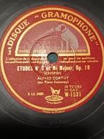 ***VERKOCHT*** Vinyl 78 toeren plaat Chopin, Envoi, Utilisé