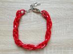 Trendy halsketting **Nieuw**, Ophalen of Verzenden, Nieuw, Rood, Kunststof
