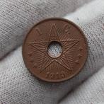 Congo Vrijstaat - 1 cent 1919 - kwaliteit, Timbres & Monnaies, Monnaies | Belgique, Envoi