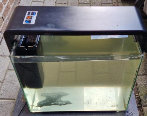 Superfish Home40 zwart compleet met filter LED en verwarming, Dieren en Toebehoren, Vissen | Aquaria en Toebehoren, Gebruikt, Leeg aquarium