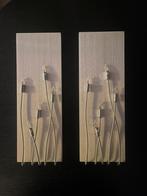 Wand Armatuur 2stuks, Ophalen, Zo goed als nieuw, Metaal, Design