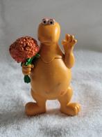 Figurine vintage CASIMIR bouquet de fleurs (9 cm) Izard Brun, Autres types, Utilisé, Enlèvement ou Envoi