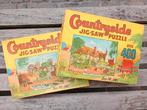 2 antieke puzzels 400 stukjes, Ophalen of Verzenden, Zo goed als nieuw