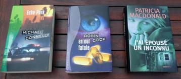 Lot de 3 thrillers grands formats, Enlèvement ou Envoi, Comme neuf