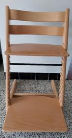 Chaise tripp trapp stokke avec baby set, Kinderen en Baby's, Kinderstoelen, Ophalen, Zo goed als nieuw, Meegroeistoel