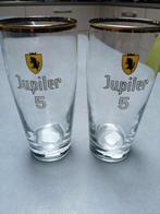 2 Vintage bierglazen jupiler 5, Verzamelen, Biermerken, Ophalen of Verzenden, Zo goed als nieuw, Glas of Glazen, Jupiler