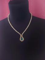 Collier de perles,armature et fermoir or  585(14k), Bijoux, Sacs & Beauté, Comme neuf, Or, Enlèvement, Or