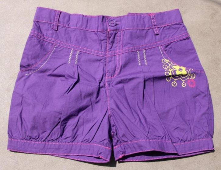 Paars shortje - maat 8 jaar, Kinderen en Baby's, Kinderkleding | Maat 128, Zo goed als nieuw, Meisje, Broek, Ophalen of Verzenden